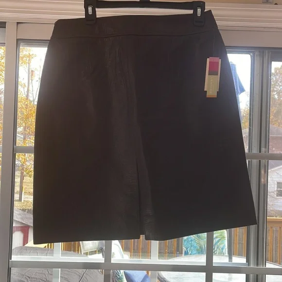 Brown Leather skirt - Picture 2 of 2